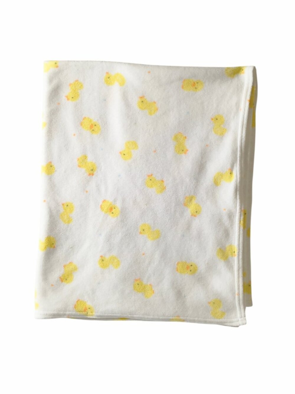 Carter's Yellow Duck Polka Dot Lovey Security Baby Blanket 30" X 34"